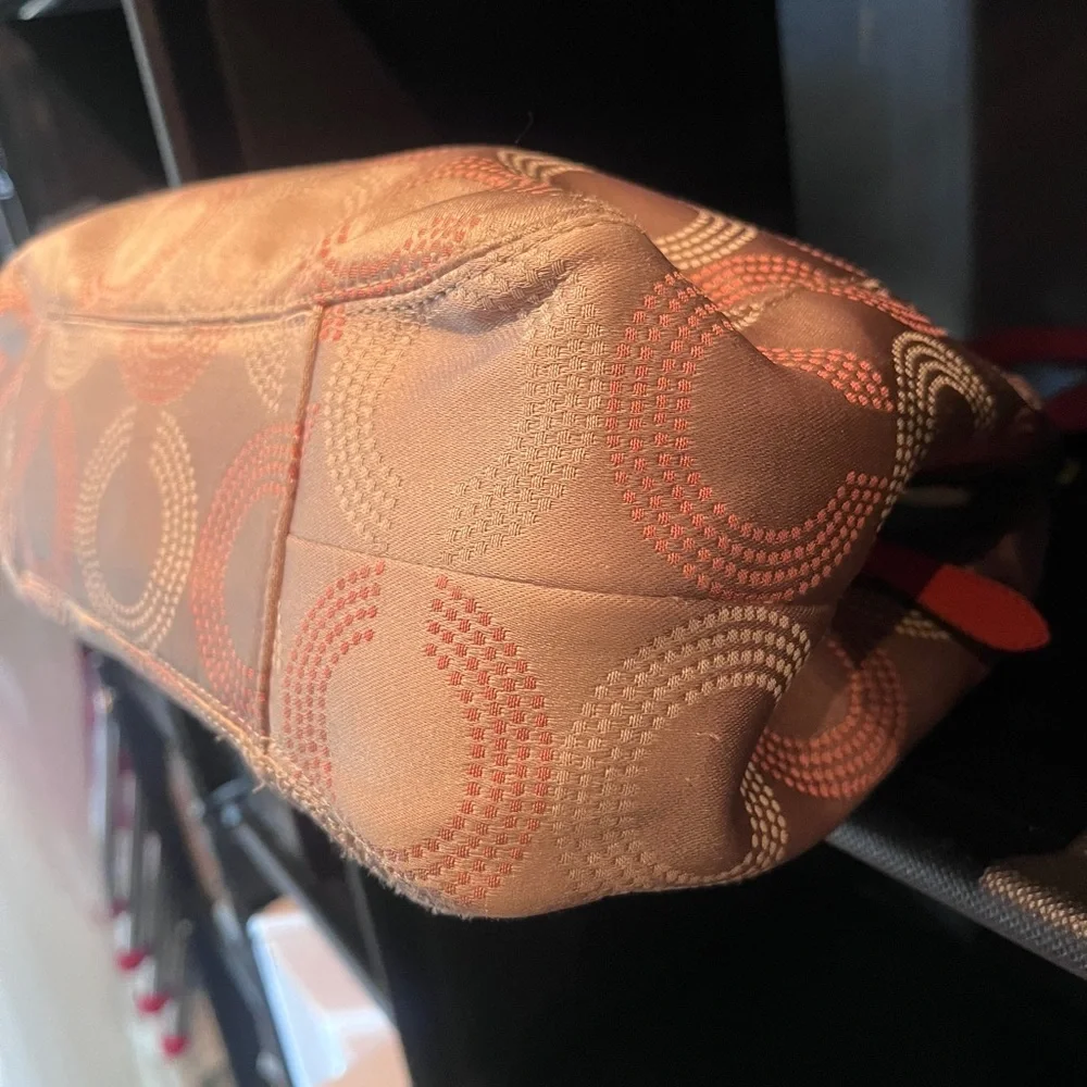 Coach Pink and Orange Women's Bag - Picture 8 of 17